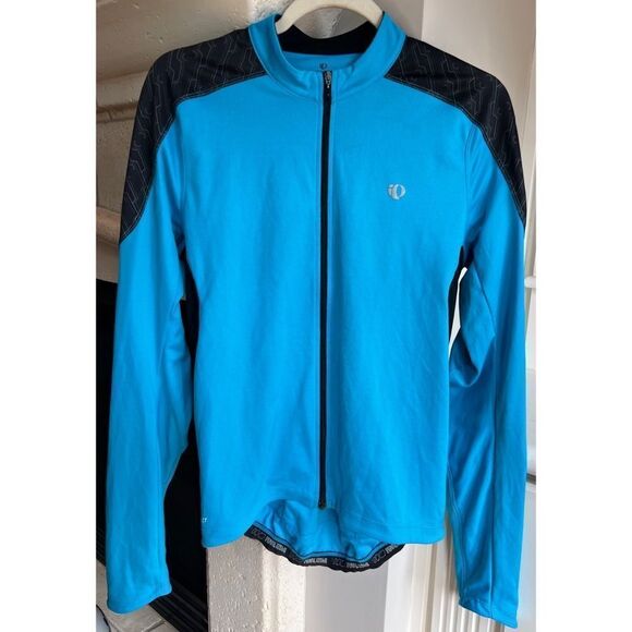 Pearl Izumi Elite Thermal Bike Jersey Long Sleeve Full Zip Rear Pockets Size Med
